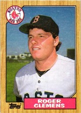 1987 Topps #340 Roger Clemens Boston Red Sox