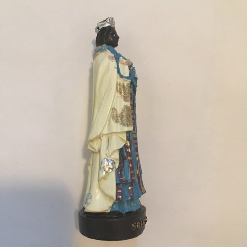 2,75" Heilige Sara Schutzpatronin der Zigeuner schwarze Madonna Figur Saintes Maries - Bild 6 von 13