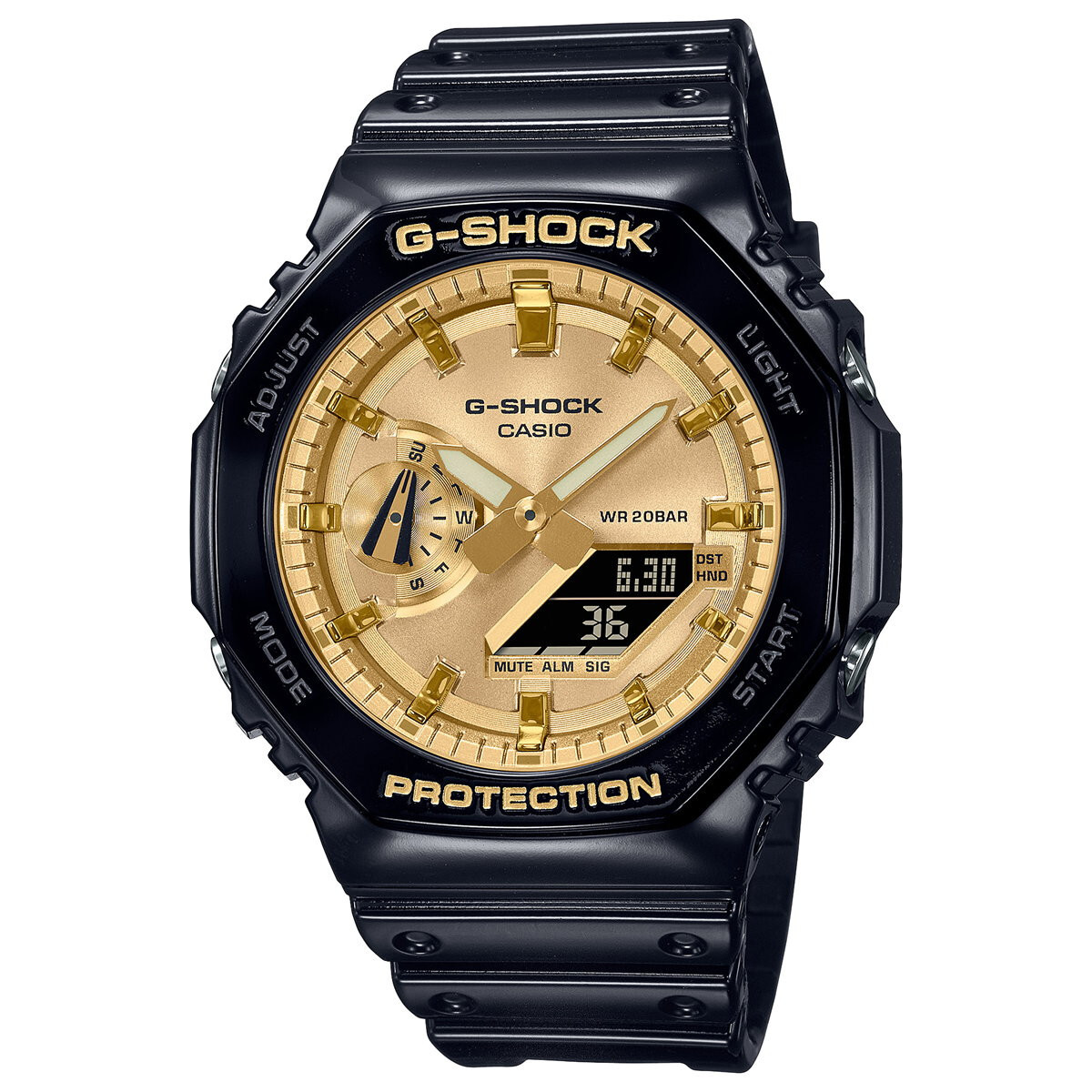 CASIO G-SHOCK GA2100GB ゴールド カシオーク カシオ Casio G-Shock GA-2100GB-1AJF Black x Gold Carbon Core Analog
