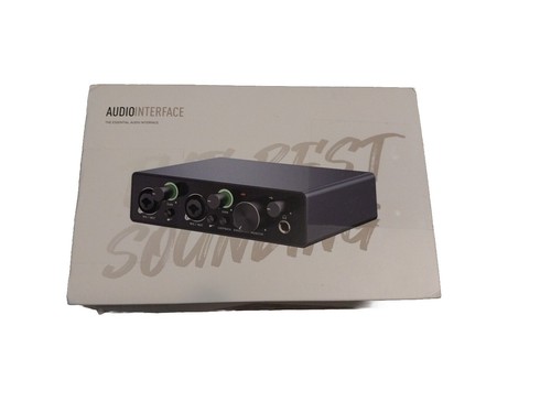 XTUGA 2×2 USB Audio Interface Dual Channel 48V Phantom Power Premium Portable - Picture 7 of 13