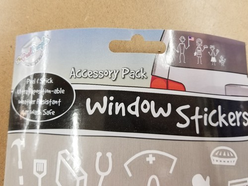 THE PEEL PEOPLE - AUTO WINDOW STICKER - FAMILY & ACCESSORY PACKS - 2 PACK - Picture 5 of 6