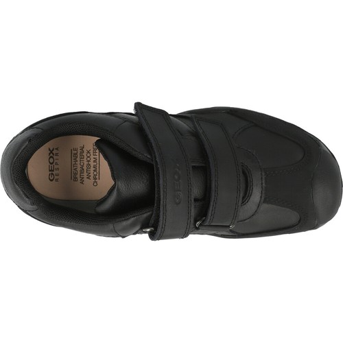 Geox J Savage Boys' Black Shoes Reinforced Toe Durable Everyday Footwear - Picture 6 of 8