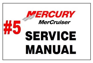 Mercury Mercruiser 5 Tr Trs Stern Drive Units Service Repair Manual Complete Ebay