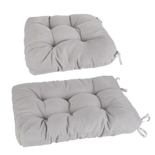 2PC Rocking Chair Cushion Set Non-Slip Pad Cover Seat for Indoor Home Office Car - Picture 30 of 54