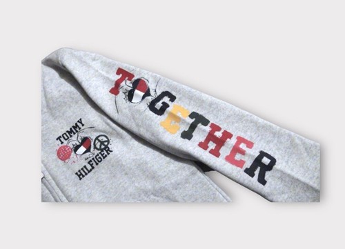 Tommy Hilfiger Sweater Size 6X Long Sleeve Girl Gray Logo New - Picture 6 of 6