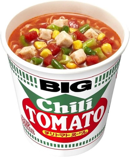 TAZA NISSIN FIDEOS Chile Tomate Ramen GRANDE Original Sopa Instantánea Comida Japón 107 g - Imagen 11 de 38