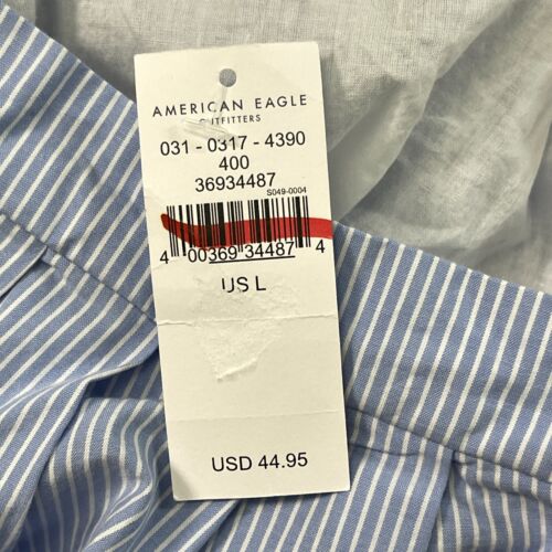 American Eagle Rock kariert groß blau Freizeit Outdoor Tennis Athleisure - Bild 9 von 14
