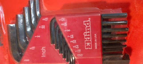 Eklind Tool 10113 Hex-L Key allen wrench - 13pc set SAE Inch Sizes .050-3/8 S... - Picture 3 of 4