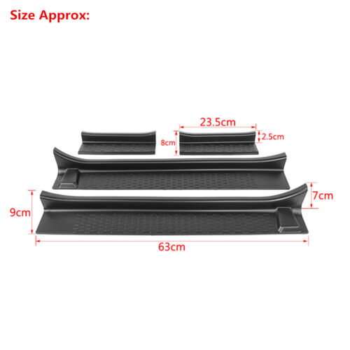 Door Sill Guards Door Entry Protectors Trim for 18+ Jeep Wrangler JL Accessories - Bild 5 von 7