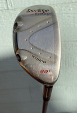 Tour Edge Exotics Hybrid 22  Stiff Flex Graphite Shaft RH 39.5  