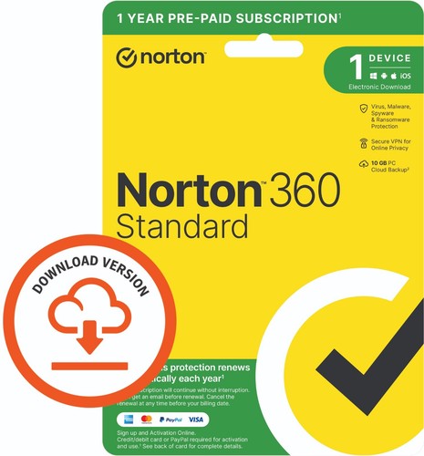 NORTON 360 ANTIVIRUS STANDARD DELUXE PREMIUM 2025 1PC, 3PC, 5PC, 10PC 1 YR EU UK - Afbeelding 8 van 19