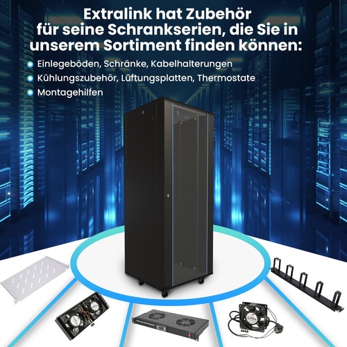 Szafka sieciowa Szafka serwerowa Szafka stojąca 19" 27HE 32HE 37HE 42HE - Zdjęcie 74 z 132