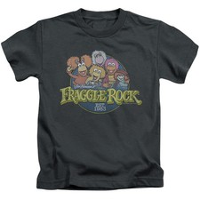 FRAGGLE ROCK CIRCLE LOGO Toddler Kids Graphic Tee Shirt 2T 3T 4T 4 5-6 7