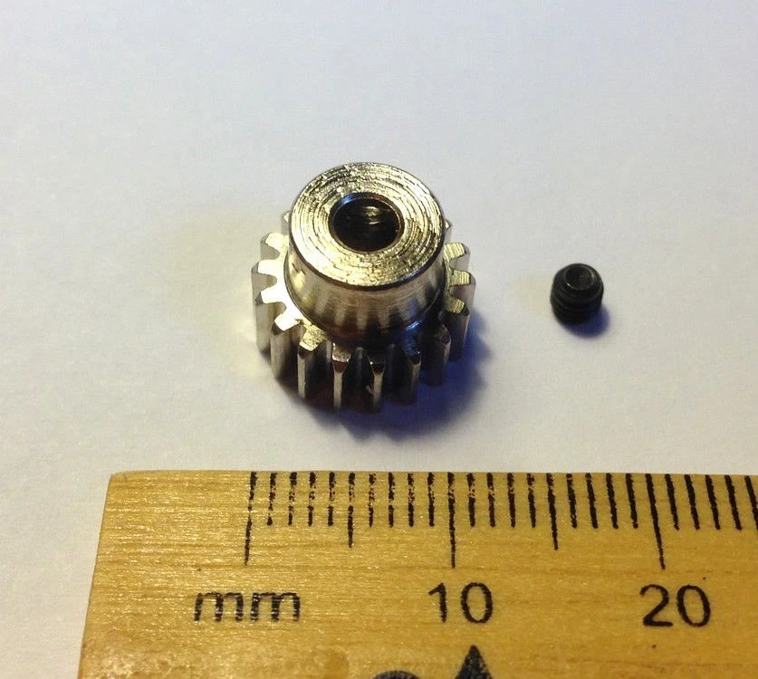 Steel Pinion Gear 48 Pitch 48DP for 1/10 RC 540 18T 19T 20T 21T 22T 23T 24T 25T - Image 2 of 2