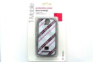 T-Mobile-Body-Glove-Huawei-MyTouch-Q-Case-Gray-with-Pink-and-Black