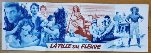 FILLE DU FLEUVE sophia loren dossier de presse ancienne originale '54 - Photo 2/2