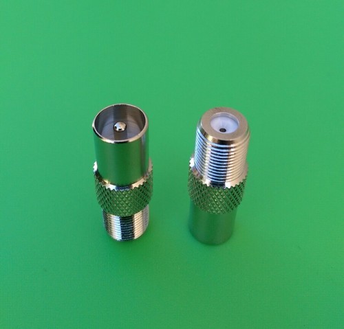 (10 PZ) Connettore antenna CCTV PAL maschio a F femmina - Foto 2 di 2
