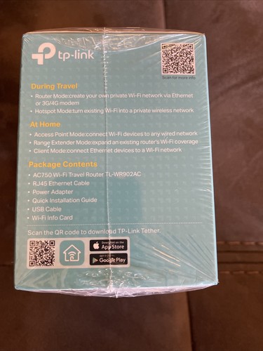 New TP-Link TL-WR902AC AC750 Wireless Travel Router Dual Band 300+433mbps - Picture 4 of 4