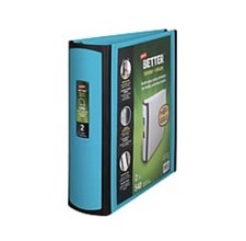 staples dring binders better binder 2 inch teal ebay