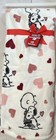 PEANUTS Plush Throw Snoopy & Cnarlie Brown hearts valentine 50in. X 70in. 