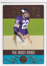 Panini Football NFL Legacy 2023 Karte No. 137 Paul Krause Legends