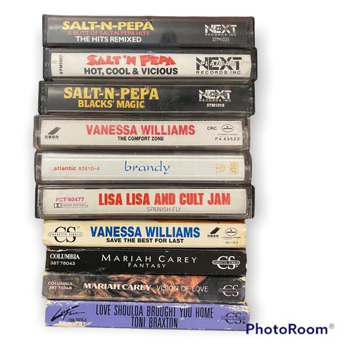 Lot 10 R&B Rap Women Cassettes Lisa Lisa Toni Braxton Salt N Pepa Mariah Brandy - Picture 2 of 4