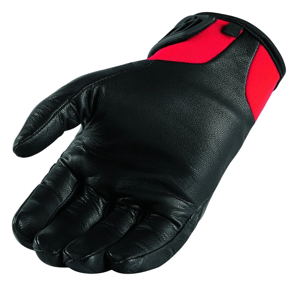 NUEVO Guantes de conflicto Icon 3301-2946 para hombre - rojos - pequeños - MOTOCICLETA Foto 2 de 3