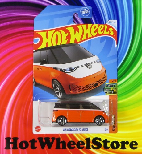 2024 Hot Wheels orange Volkswagen ID. Buzz Karte #202 HW43-092824