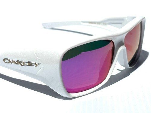 NUEVAS Gafas de Sol Oakley CHAMINADE Blanco Perla POLARIZADAS Galaxy Magenta Lente 9492 - Imagen 15 de 21