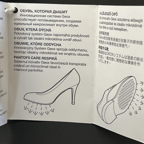 Chanclas informales de verano de cuero negro Geox Respira U25EHA para hombre talla 7 - Imagen 8 de 8