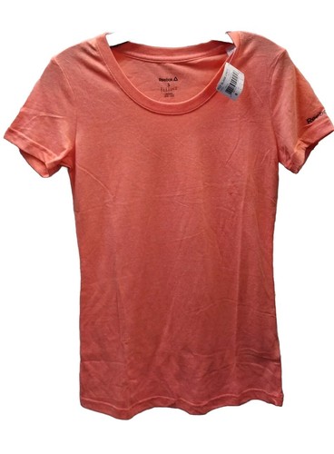 Reebok Women SM Crew TShirt Activewear Set Of 3 Shirts Gray/Orange/Charcoal NWT! - Picture 4 of 5