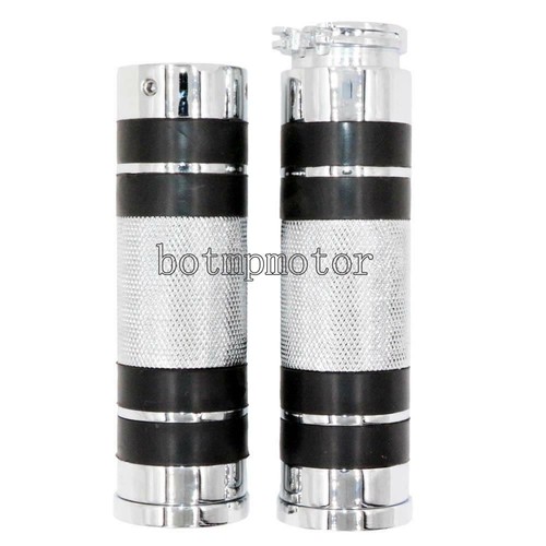 1" Handlebar Hand Grips for Harley Touring Road King Tour Electra Street Glide - Picture 10 of 30