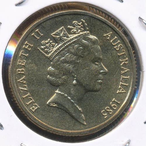 Australia 1985 One Dollar $1 Elizabeth II (Mob of Roos) - Choice Uncirculated - Picture 3 of 3