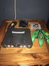 Nintendo 64 N64 Gray Console w/ Cables & Controller - CLEANED & TESTED