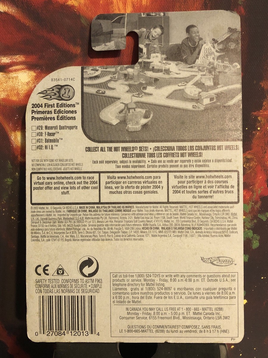 Hot Wheels HI I.Q. 2004 First Editions #32/100 Collector