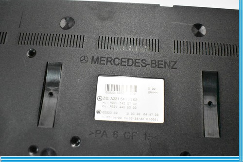 07-09 Mercedes W221 S450 S65 AMG Rear Trunk SAM Fuse Box Module 2215402462 OEM - Picture 10 of 10