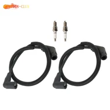 ATV Spark Plug Wire Cap 15in/24.4in For Can Am Outlander Renegade Commander Max