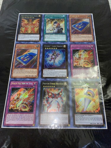 YUGIOH GALACTIC OVERLORD GAOV SECRET RARE UNCUT SHEET 1ST EDITION CARDCAR D - Picture 2 of 4