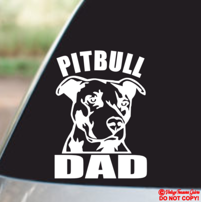 Pitbull Mom Bumper Sticker 5" - Waterproof Vinyl Decal For Car Laptop Window