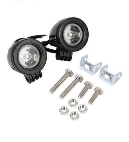 2 PCS 10W Bright LED Car Bike Motorcycle Work Driving Fog Light Spot Beam Lamp - Afbeelding 1 van 7