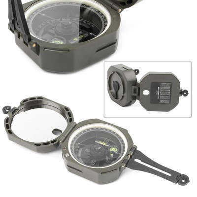 Pocket Transit Geology Compass for Outdoor Hiking Camping Survival Marching