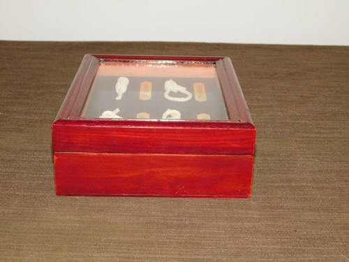 8" X 6" X 2 1/4" HIGH NAUTICAL SHIP KNOTS WOOD BOX - Picture 9 of 12