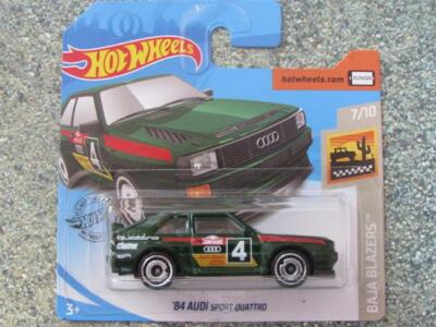Hot Wheels 2019 #043//250 1984 AUDI Sport Quattro Vert Nouveau casting 2019 @ L