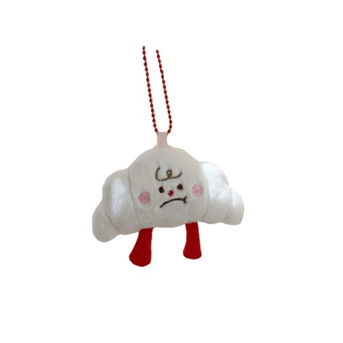 Cartoon Plush Dumplings Keychain Cute points de vente Food Stuffed Doll Keyring Bag Pendant *