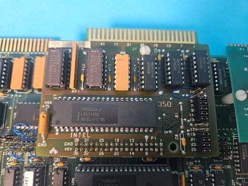 INTEL PBA 148492-005 PSBC8024A W/ 1003067-03 AUTOTURB RS232 MODULE CIRCUIT BOARD - Picture 5 of 14