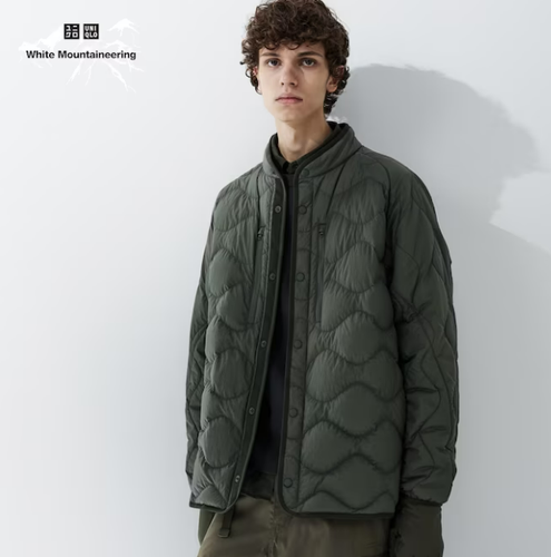 Uniqlo White Mountaineering Recycled Hybrid Down Jacket S-L 459677 from Japan - Picture 9 of 10