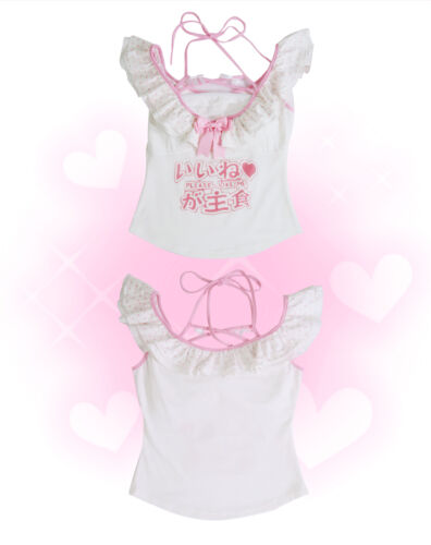 Conjunto de mini falda y pastel de burbujas blanco rosa lunares diseño original lindo para niñas - Imagen 5 de 14