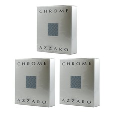 Azzaro Chrome EDT - Eau de Toilette 100ml - 3x