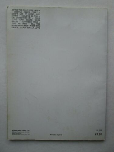 AFTER THE GOLD RUSH Neil Young VINTAGE SONG BOOK Sheet Music SONGBOOK circa 1975 - Picture 2 of 8