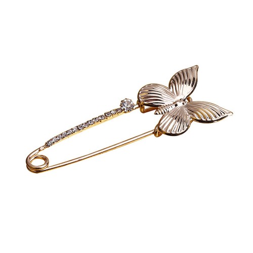 Punk Crystal Flower Floral Enamel Pin Lapel Collar Pin Corsage Women Men Brooch - Picture 38 of 39
